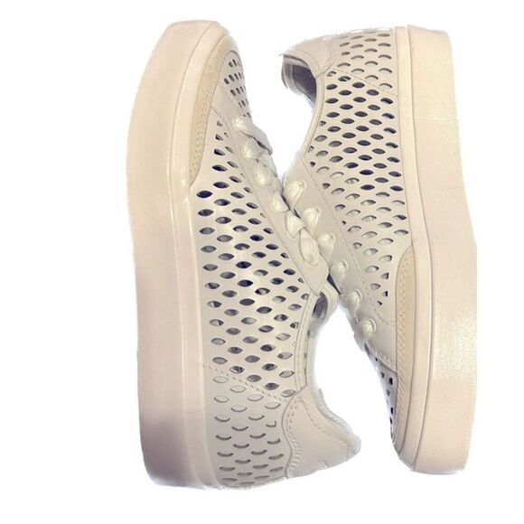 Rag & Bone Army cutout low top sneakers size 38/8 white new without box - Picture 3 of 9